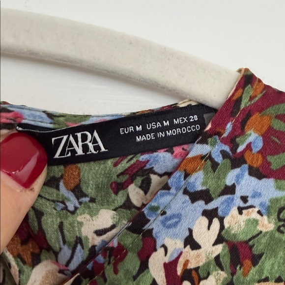 Zara Colorful Patterned Top - Picture 2 of 2